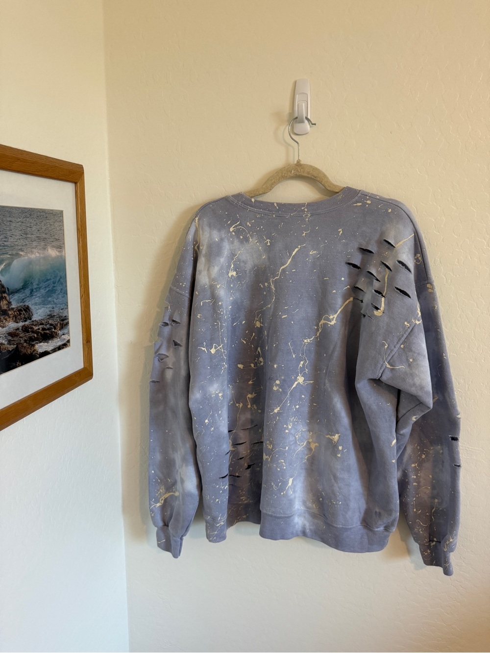 NWT Free People Tricia Fix Hawaii Surf Sweatshirt - Picture 3 of 5